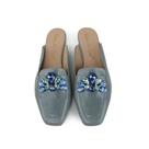 Mule Feminino Bem Me Quer Denim Bulgari Verde - M03
