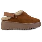 Mule Feminino Bottero Plataforma Peluciado Marrom - 3792