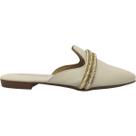 Mule Feminino Casual Social Dia a Dia Passeio Trabalho Bico Fino Com Strass Conforto Beira Rio 4134.1023