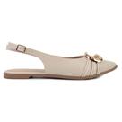Mule Feminino Dakota Vitello Tule Bege - D0211 Mule Feminino Dakota Vitello Tule Bege - D0211