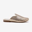Mule Feminino Lorena Couro Dourado Mule Feminino Lorena Couro Dourado