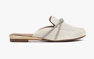 Mule Feminino Modare Com Tiras De Strass Off White Mule Feminino Modare Com Tiras De Strass Off White