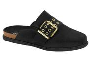 Mule Feminino Moleca Camurça Fivela