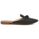 Mule Feminino Sapatilha Sapato Mocassim Muller Bico Fino com Laço Preto
