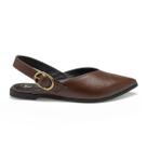 Mule Feminino Tanara Couro Marrom Café - T894