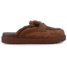 Mule Feminino Via Marte Clog Marrom Mascavo - 252-005-01