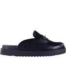 Mule Feminino Via Marte com Aplicação Metal 252-013 Preto