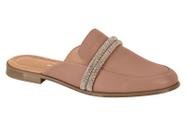 Mule feminino vizzano tiras strass