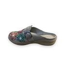 Mule Floral Glacê Sapato Fechado em Couro Estilo J.Gean Mule Floral Glacê Sapato Fechado em Couro Estilo J.Gean