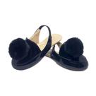Mule Infantil COnfort Verniz Pompom Lupie Menina 1771