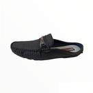 Mule Mocassim Mocflex, Preto, REF. 9568