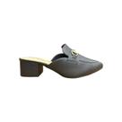 Mule modare preto acetinado napa floather nature