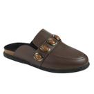 Mule Moleca Feminino Clog Tamanco Retro Canoa 5826.104 Cor:ChocolateTamanho:34Gênero:Feminino