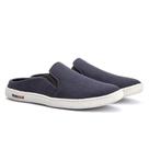 Mule Slip On Urban Casual Marinho + Carteira + Cinto