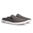 Mule Slip On Urban Casual Preto Grafite Vermelho Macio Dia