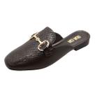 Mule Sua Cia Bico Quadrado com Detalhe 8120i23.14662 Mule Sua Cia Bico Quadrado com Detalhe 8120i23.14662