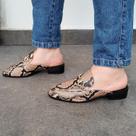Mule Trigas Couro Confortável Mocassim