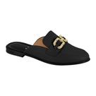 Mule Vizzano Feminino Casual Fivela Dourada 1376.118