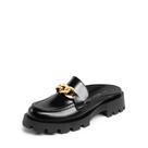 Mules Femininos DREAM PAIRS Slip-On Chunky Flat Preto Nº 37 Mules Femininos DREAM PAIRS Slip-On Chunky Flat Preto Nº 37