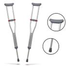 Muleta Axilar para Idoso Adulto Alumínio Ajustável P M G 130kg Resistente Par Hidrolight