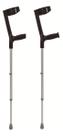 Muleta Canadense Articulada Click 110kg 3.4 Par Preta Cor Preto