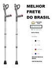 Muleta Ortopédica Canadense Auxiliar Par Take Care 120 Kg