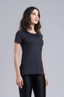 Mulher Elástica Sport Camiseta Esportiva Feminina Dry Fit