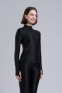 Mulher Elástica Sport Jaqueta Esportiva Feminina Power Basic