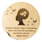 Mulher Negra Se Movimenta, Placa Em Mdf 3mm Placas De Axé