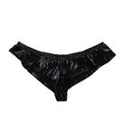 Mulheres Sexy Bare Imitação de Couro Cueca Lingerie Lady Bikini Thongs Mulheres Sexy Bare Imitação de Couro Cueca Lingerie Lady Bikini Thongs