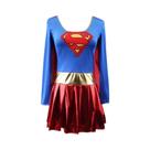 Mulheres super menina super-herói supermulheres traje fantasia vestido roupa festa de halloween