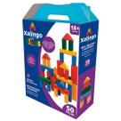 Multi blocks coloridos em madeira com 50 peças - xalingo - 52821