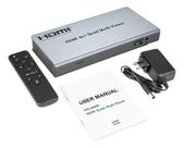 Multi-viewer Switch Hdmi 4x1 Quad Inteligente Full Hd 1080p
