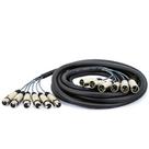 Multicabos Com Conector XLR 8 Vias Espaguetado Multisom 12 Metros