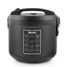 Multicooker Aroma de 12 xícaras (cozidas) de arroz digital preto Multicooker Aroma de 12 xícaras (cozidas) de arroz digital preto