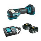 Multicortadora a bateria 18v Dtm52z Makita encaixe Starlock + 2 baterias 3,0Ah + carregador bivolt