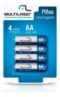 Multilaser Cb052 Pilhas Recarregáveis Aa 2500mah 4 Unidades