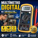 Multímetro Digital EDA Termopar Diagnósticos Elétricos Eletrônicos Voltímetro Amperímetro Ohmímetro
