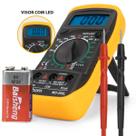 Multímetro Digital Profissional Portátil Profissional Com Beep Iluminação Multímetro Digital Profissional Portátil Profissional Com Beep Iluminação