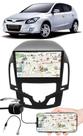 Multimídia 2 Din 9" Polegadas I30 2009 à 2013 Ar Digital Espelhamento USB Bluetooth + Chicote + Moldura + Câmera Ré
