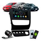 Multimídia 7 Pol Bluetooth USB BT Com CarPlay e Android Auto Sem Fio Moldura VW Gol G6 Voyage Saveiro Câmera de Ré
