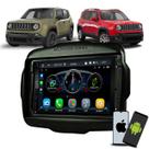 Multimídia 7 Pol MP5 Automotivo Bluetooth USB Com CarPlay e Android Auto Sem Fio Moldura Jeep Renegade a partir de 2015