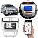 Multimídia 7 Polegadas City 2009-2014 MP5 Android-Auto/Carplay + Moldura