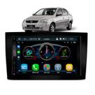 Multimídia 7pol Sem Fio Bluetooth USB Com CarPlay e Android Auto Moldura GM Vectra GT Meriva Montana Corsa Compatibilida