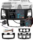 Multimídia 9" Polegadas Toyota Hilux 2014 e 2015 + Câmera Ré + Moldura + Chicote + Adaptador de Antena