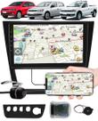 Multimídia 9" Polegadas Vw Gol Saveiro Voyage G6 Espelhamento USB Bluetooth + Moldura Painel + Câmera de Ré + Interface Comando de Volante