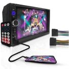 Multimídia Automotivo MP5 Com tela de 7 Polegadas Touch Screen Bluetooth USB