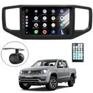 Multimidia Carplay Android 9p 2+32Gb Quadcore Amarok Gps Bt