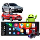 Multimídia Golf 1994-2007 Mp3 Android Carplay 1 Din 2-32Gb