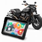Multimídia Moto 5 Pol Mp5 Harley-Davidson Fat Bob 2008 a 2026 Com Carplay e Android Auto Bluetooth Sem Fio À Prova Dágua